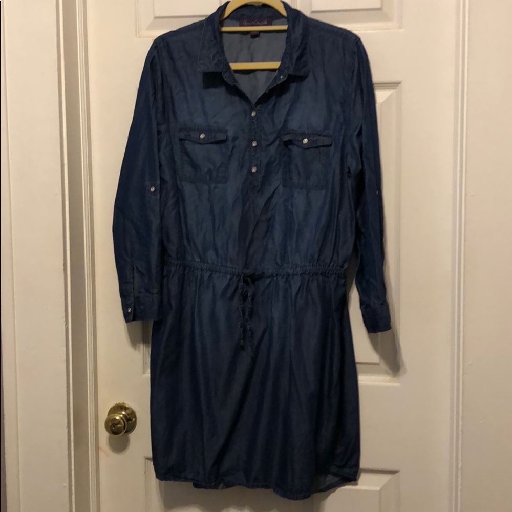 Denim-Style Dress